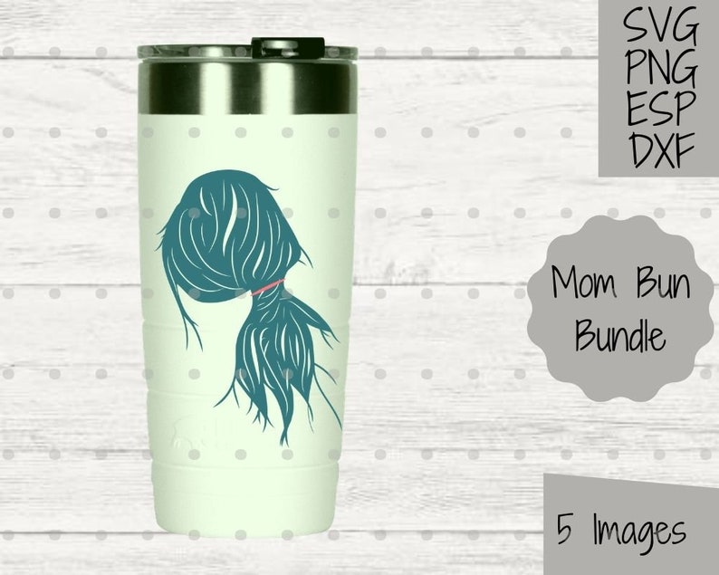 Download Mom SVG Bundle. Mom Bun SVG. Messy Hair PNG Cheer Mom ...