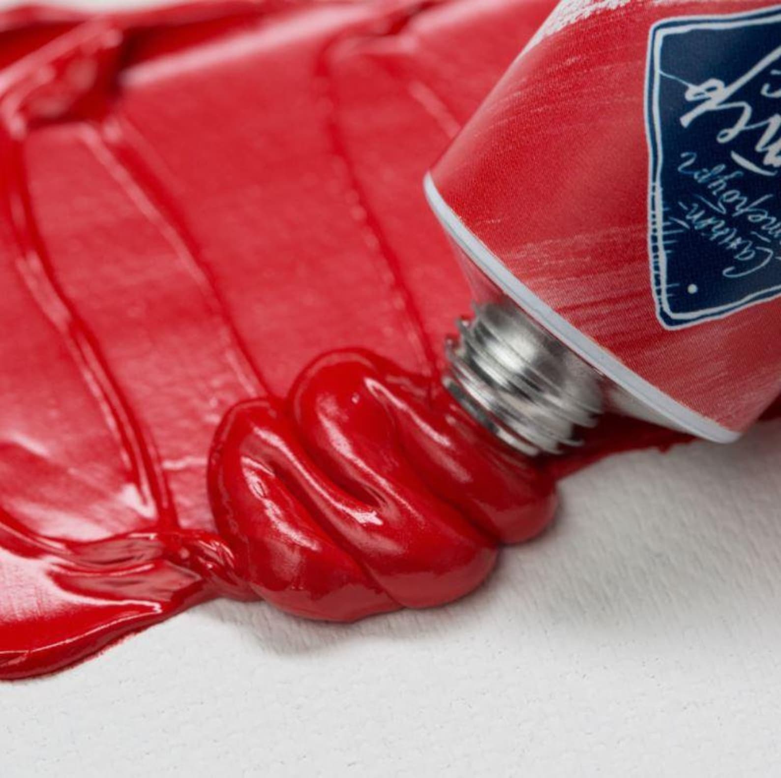 Oil paint single tube Cadmium red deep. Thick oil paint with Etsy