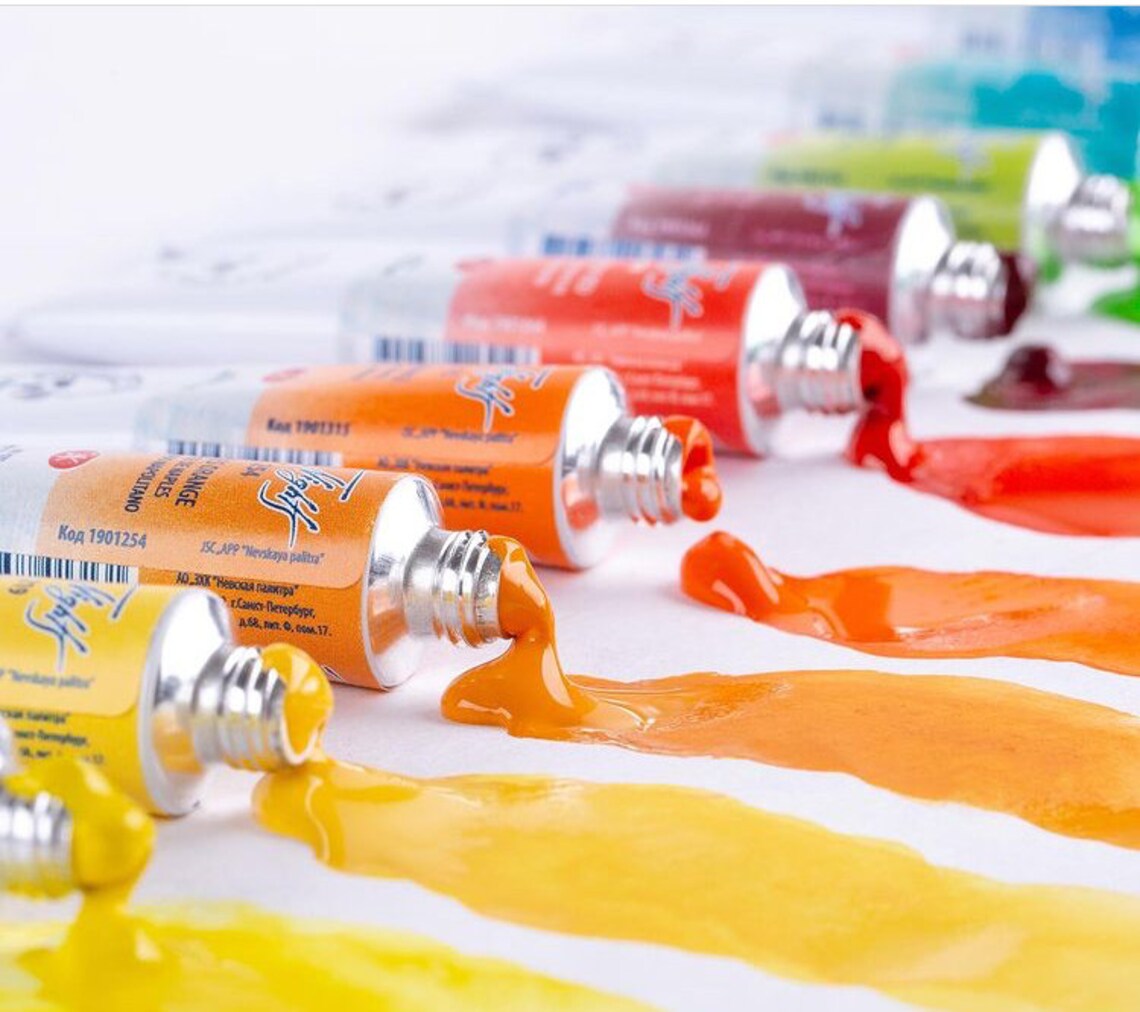 Watercolor paint in tube 10ml aquarelle paint for drawing Etsy