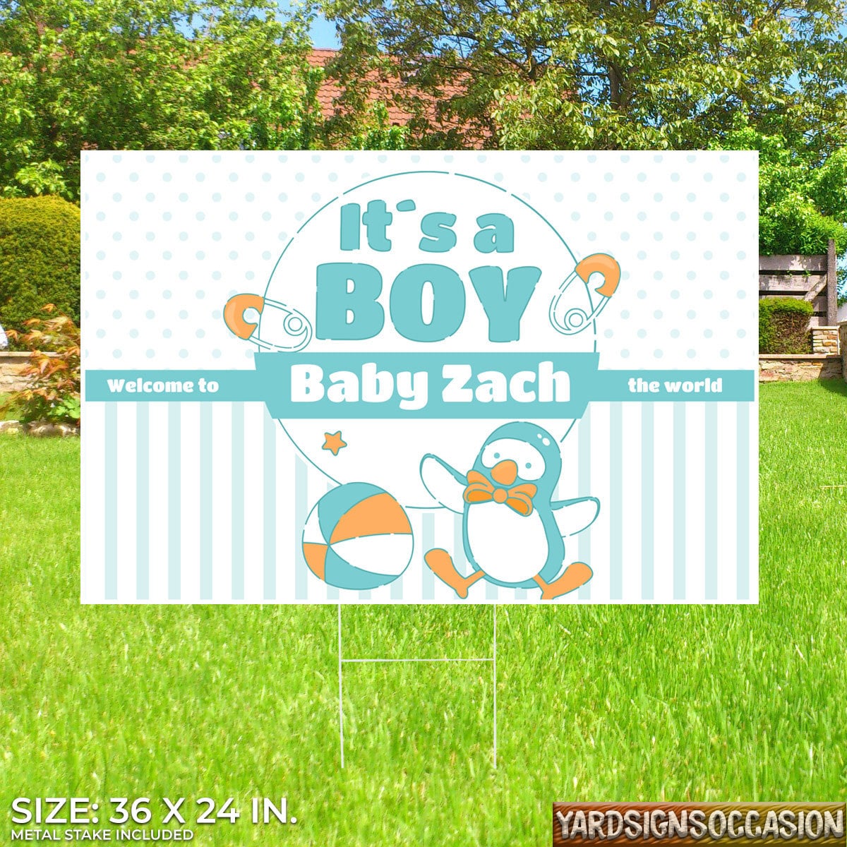 Cute Baby Shower Yard Sign for Baby Boy Personalize Baby Boy Etsy Canada