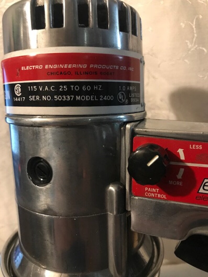 Vintage 1970s Ee Electro Airless Paint Gun 2400. Great for Etsy