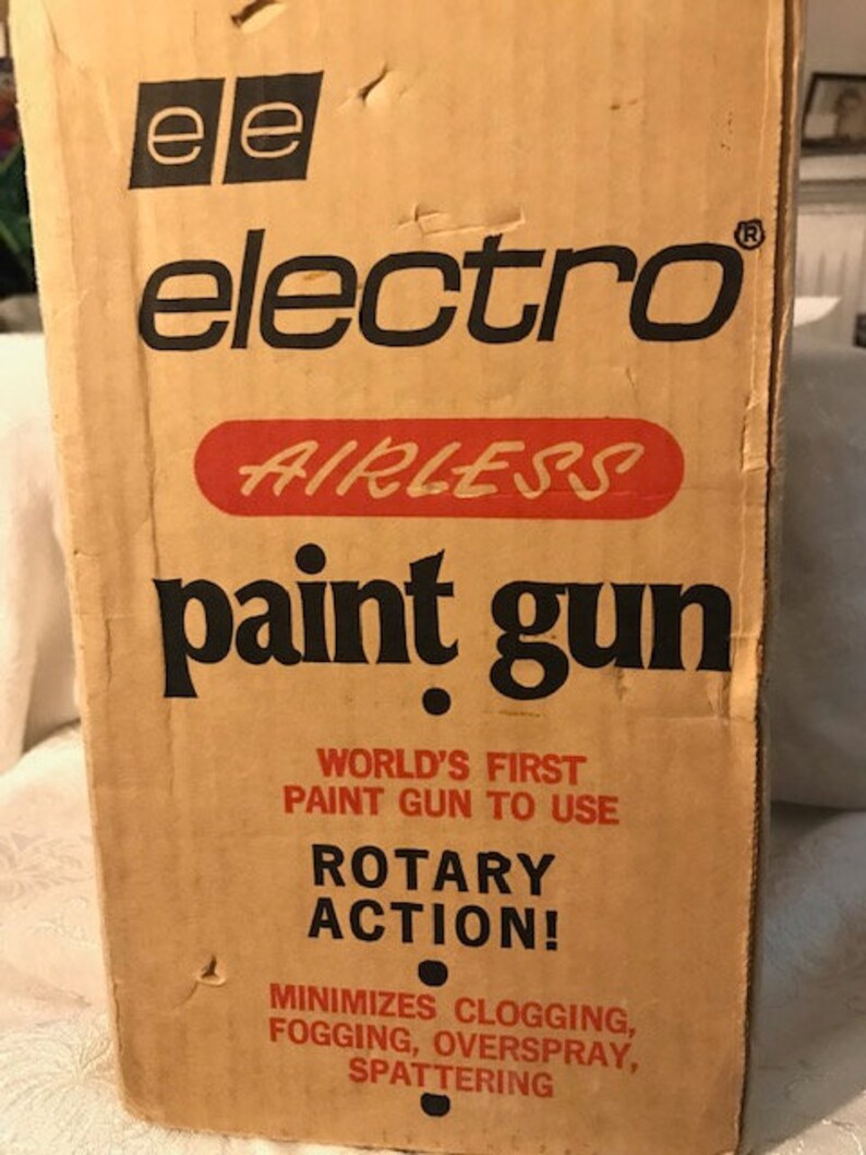 Vintage 1970s Ee Electro Airless Paint Gun 2400. Great for Etsy