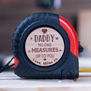 Cinta métrica personalizada, regalo del día del padre, regalo para él, regalo de cumpleaños, regalo para el abuelo, regalo de Navidad para él, regalo de cumpleaños para el abuelo