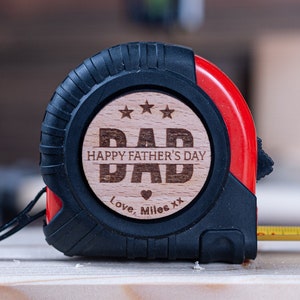 Personalisierte Maßband, Vatertagsgeschenk, Geschenk für ihn, Geburtstagsgeschenk, Opa Geschenk, Weihnachtsgeschenk für ihn, alles Gute zum Vatertag Geschenk