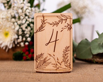 Tischnummer aus Holz, Hochzeitstischdekoration, personalisierte Tischnummer, Hochzeitstischkarte, Tischnummer, Hochzeit, Hochzeitsdekoration