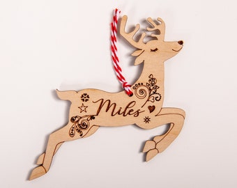 Christmas gift tag, Reindeer Christmas tags, Present tags, Personalised Christmas Gift Tag, Gift Label, Reindeer Tag, Unique Gift Tags Idea