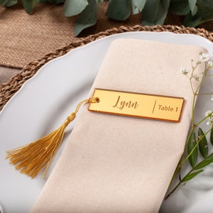 Gepersonaliseerde plaatsnamen, bruiloftsplaatskaart, tafelplaatsnaam, gastzitplaatsen, tafelnummer, unieke huwelijksgunsten, bruiloftstafeldecor