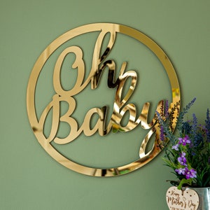 Oh baby sign etsy outlet