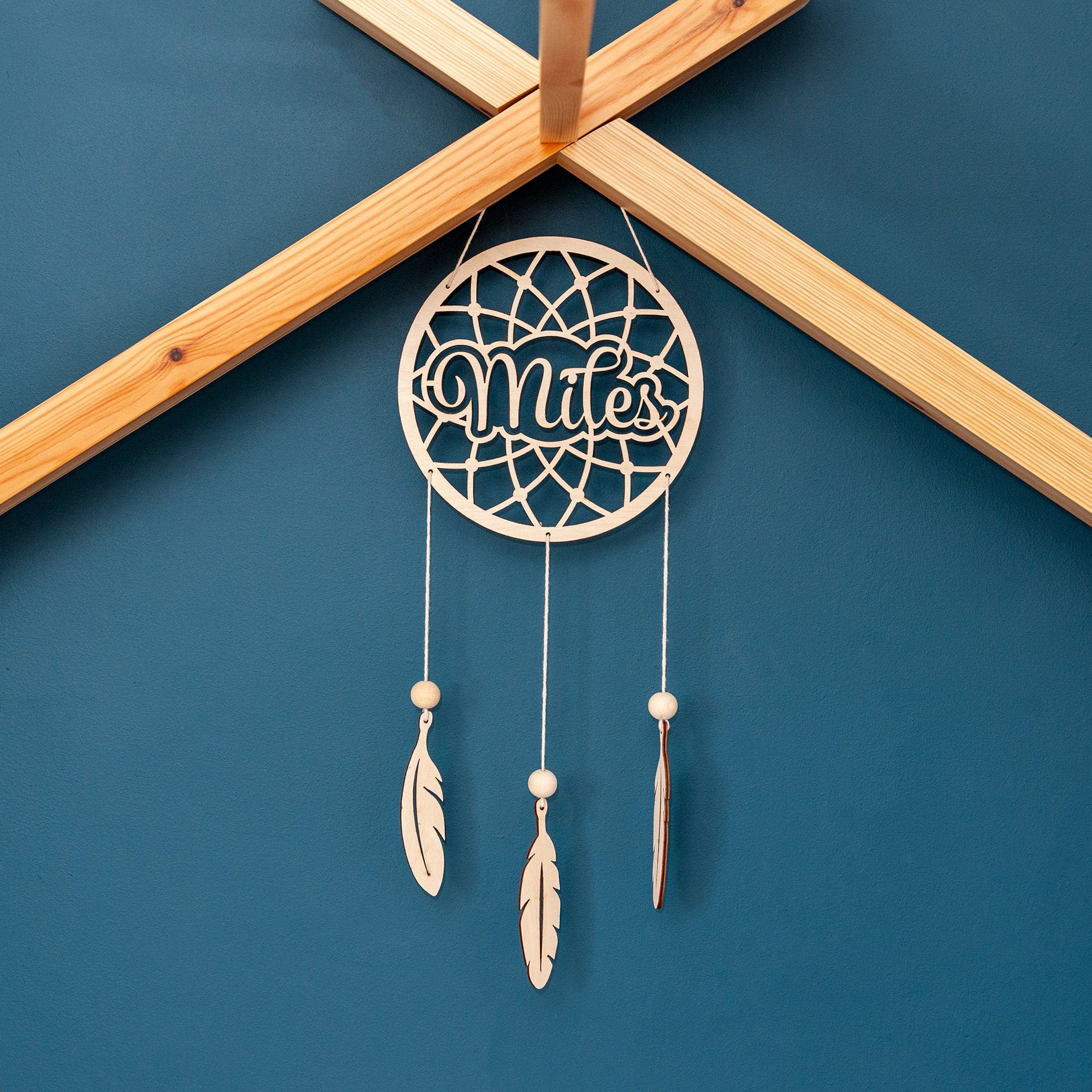 Personalised Dream Catcher Nursery Decoration Childrens Room Etsy