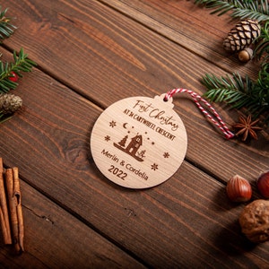 First Christmas in Our New Home, Christmas Ornament, Our First Home Christmas Ornament, New House Ornament, Unique Gift idea for Couple 2023 image 2