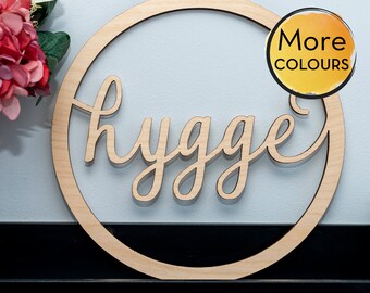 Details about / Personalised Name Hoop Circle Sign Wall Plaque Wood Nursery Flower Decor Painted