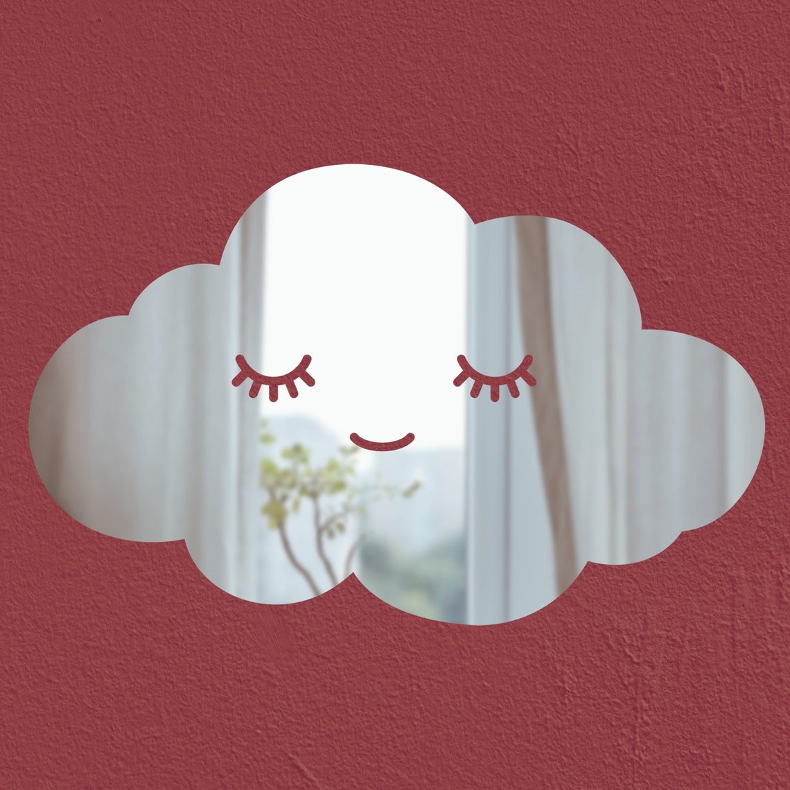 Cloud Mirror Baby's Nursery Wall Mirror Decor Camera da Etsy Italia