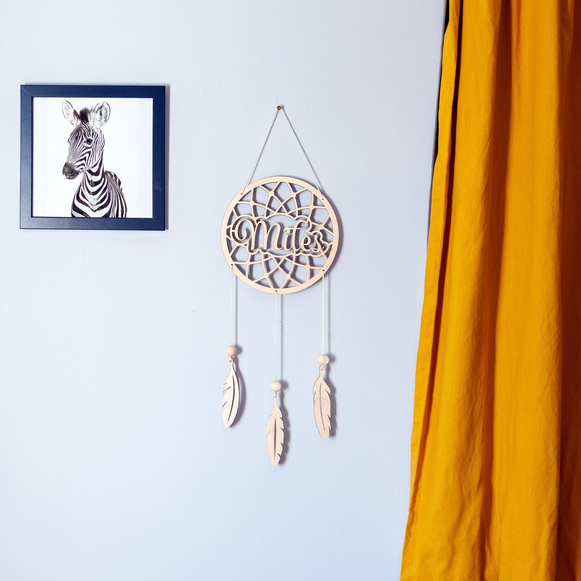 Personalised Dream Catcher Nursery Decoration Childrens Room Etsy