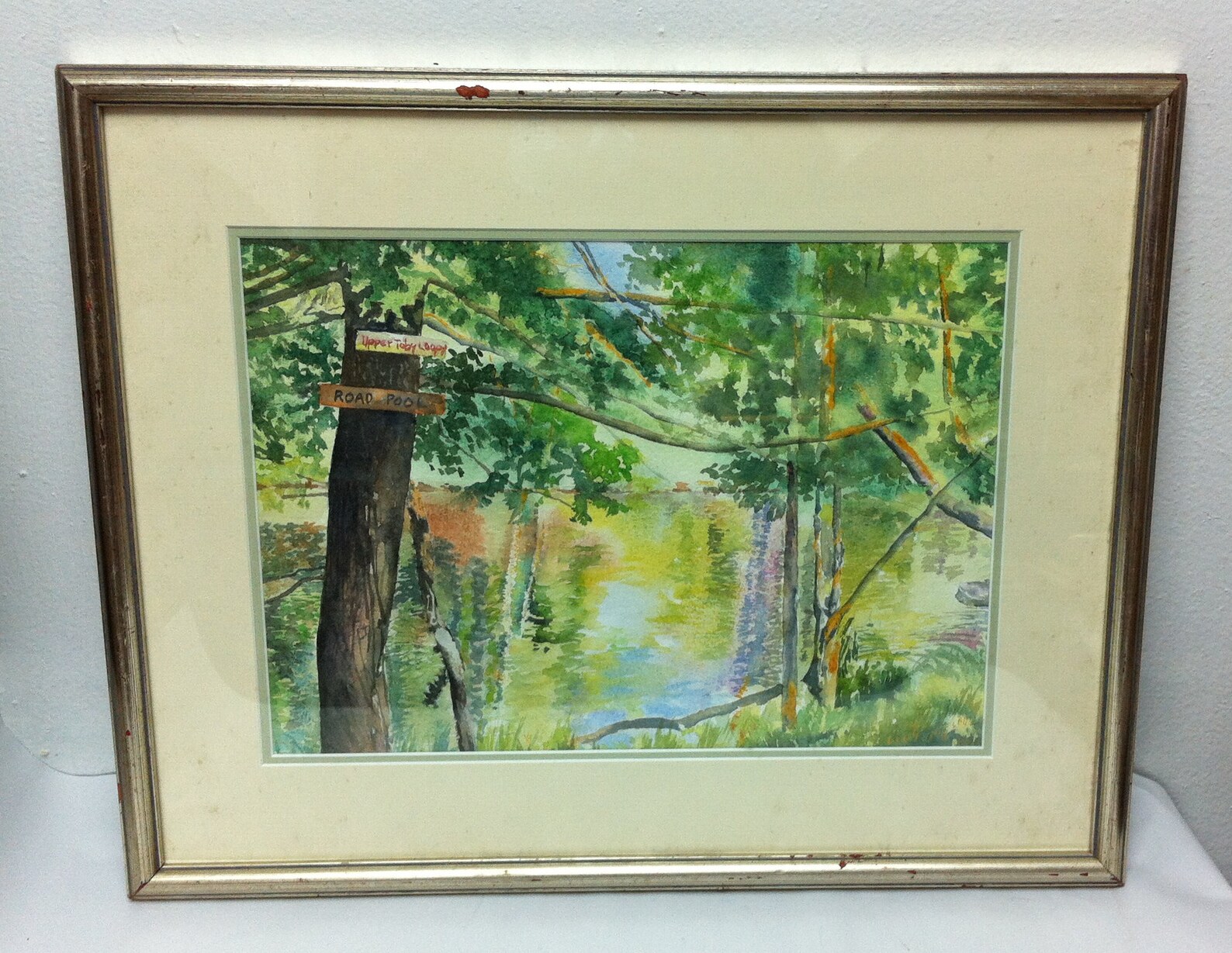 Vintage watercolor painting Etsy