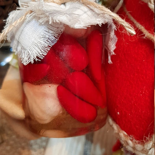 Gnome Textile shops with Peppers in a Red Vest Dwarf Doll Scandinavian gnome Summer Gnome Art Doll Handmade Fairy Tale Doll Gnome Home Decor