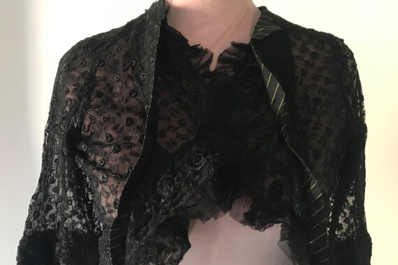 Victorian lace jacket