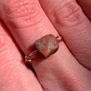 Natural Ruby Ring, July Birthstone, Ruby Crystal Ring, statement ring, stackable ring, ruby jewelry, manifestation, healing ring, gift ideas