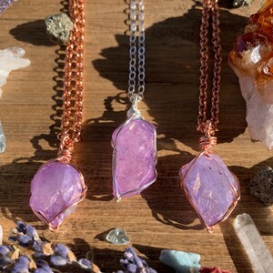 Purple Aura Quartz Crystal Necklace, Rainbow Aura Quartz Pendant, Purple Aura Quartz Jewelry, gift ideas, handmade