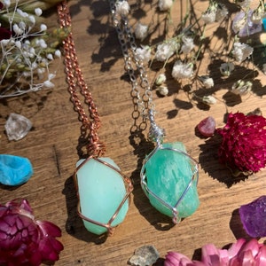 Chrysoprase Crystal Pendant, Premium Chrysoprase, Raw Chrysoprase Jewelry, Gift Ideas, Anniversary, Chrysoprase Jewelry, Premium Quality