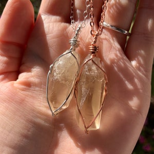 Citrine Point Necklace, November Birthstone, Prosperity Necklace, Natural Citrine necklace, handmade, natural citrine jewelry, gift