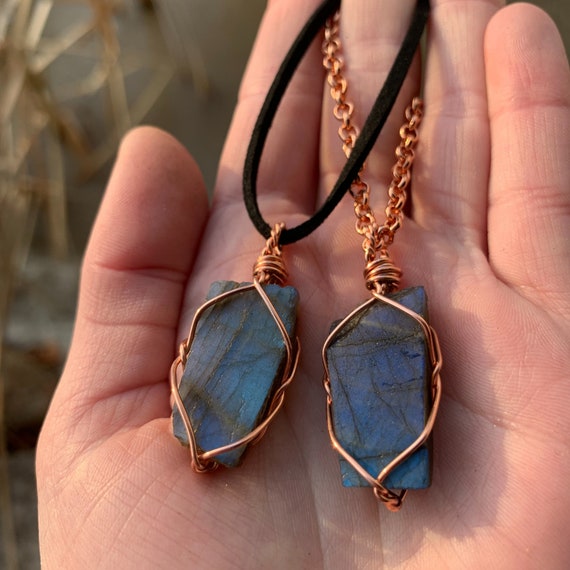 国内で当店のみ 666999 - REDEMPTION Labradorite necklace Labradorite Crystal Necklace, Premium Quality Labradorite