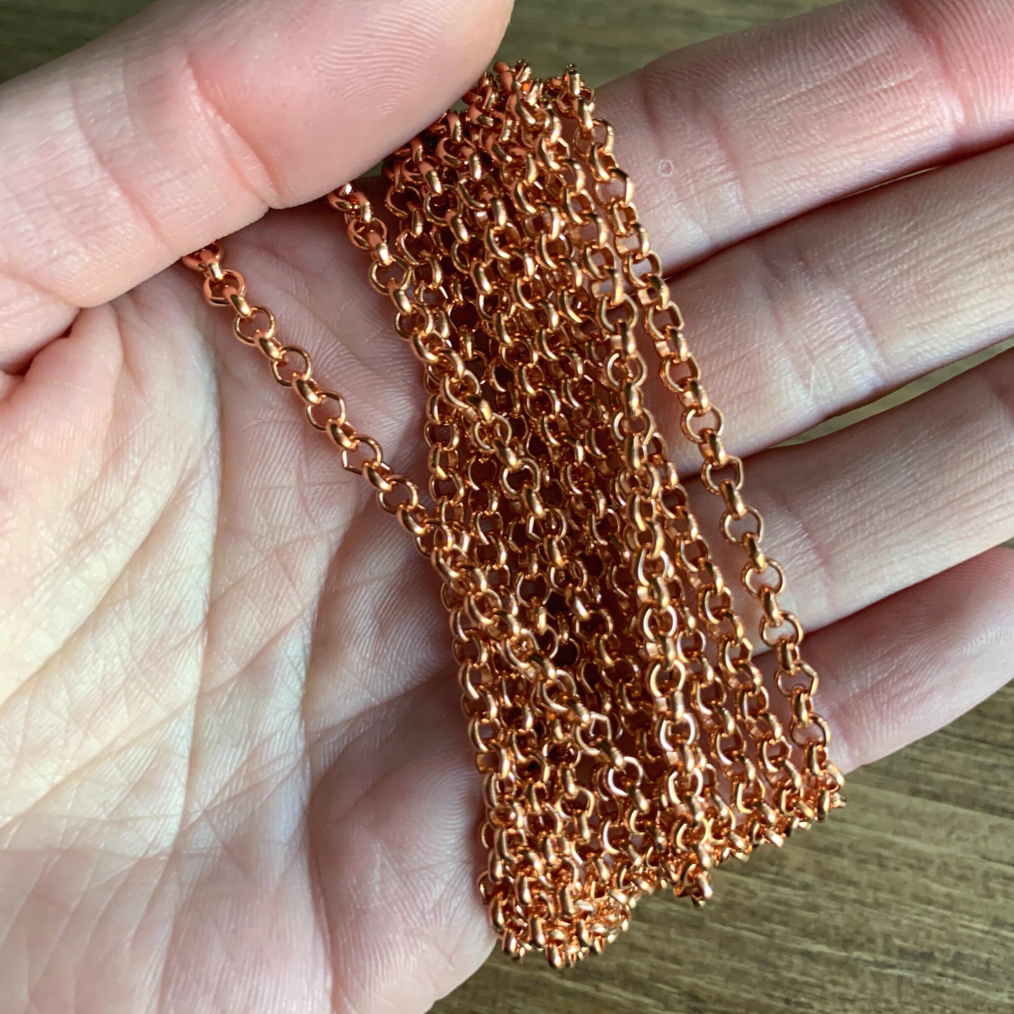 Premium Quality Copper Chain Premium Quality Sterling Silver Etsy UK