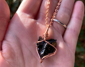 Elite Shungite Crystal Necklace, Small Shungite Stone, high quality Shungite, Shungite pendant, Shungite jewelry, gift for her, crystal gift