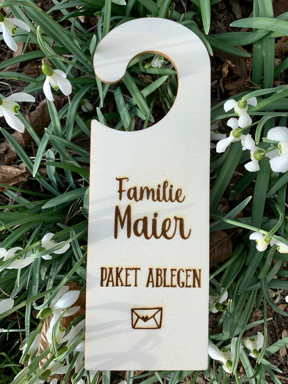 Personalisiertes Türschild Holz Name Türhänger Vorlage ...