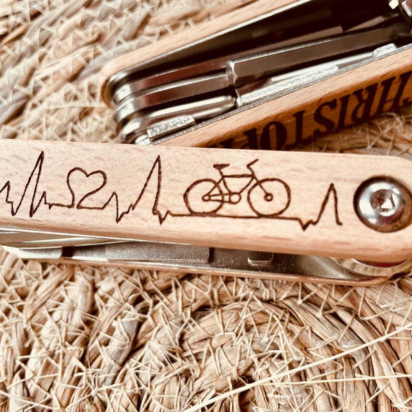 Bike tool Fahrrad Multitool personalisiert Geschenk für Fahrradfahrer Biker