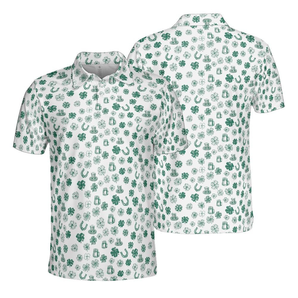 st patricks day golf polo