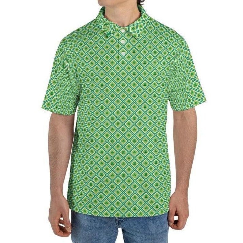 st patricks day golf polo