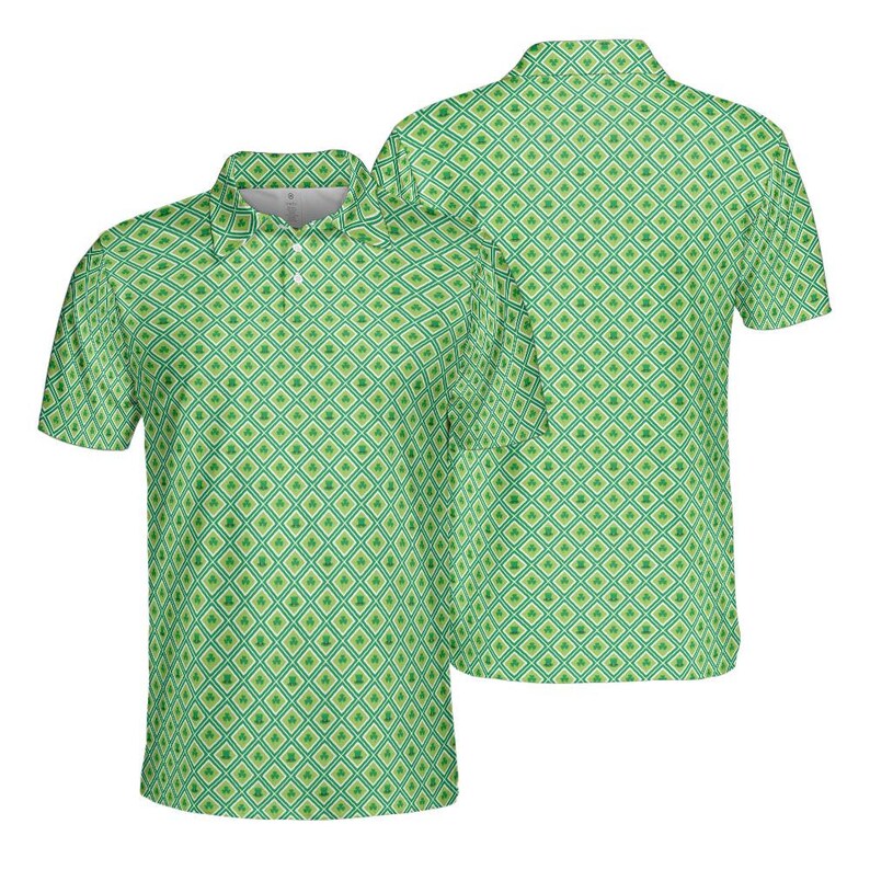 st patricks day golf polo