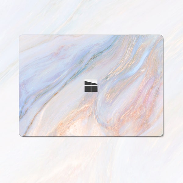 Surface Laptop 5 4 Skin Surface Book 3 Sticker 13.5 in 15 inch Surface Laptop Go Studio 2 1 Decal Keyboard Cover Sleeve Case Marble