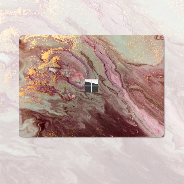 Surface Laptop 5 4 Skin Surface Book 3 Sticker 13.5 in 15 inch Surface Laptop Go Studio 2 1 Decal Keyboard Cover Sleeve Case Film  Marble