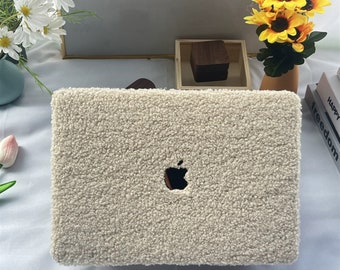 Flauschige Hülle Teddybär MacBook Pro Air 13 M1 M2 M3 13,5 14 15 16 Zoll Hülle Schutzhülle Touch Bar Retina MacBook Hülle Hülle Laptop Hart