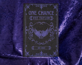 One Chance by Vee Taylor - Custom Cloth Rebound Book
