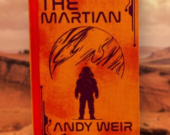 The Martian by Andy Weir - Custom Cloth Rebound Book