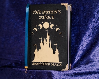 The Queen's Device by Brittany Mack - Custom Leather Rebound Book