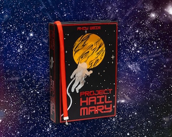 Project Hail Mary by Andy Weir - Custom Leather Rebound Book