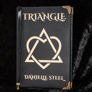 Triangle by Danielle Steel - Custom Leather Rebound Book