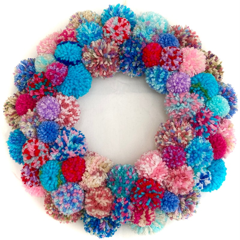 Colorful Pom Poms - Etsy