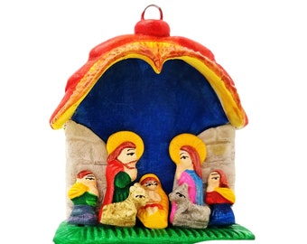 Double Sided Nativity Ornament