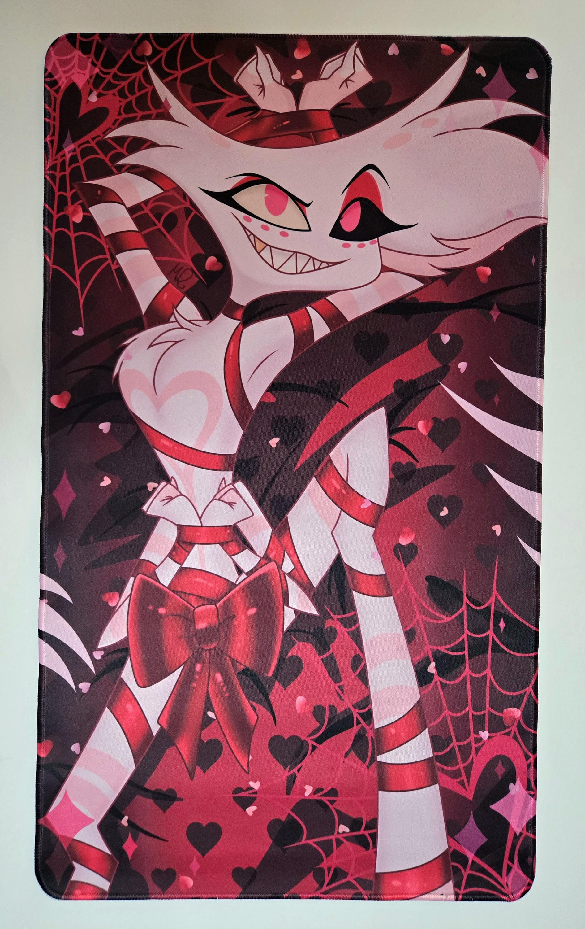 Angel Dust Valentines Playmat (hazbin Hotel) - Etsy