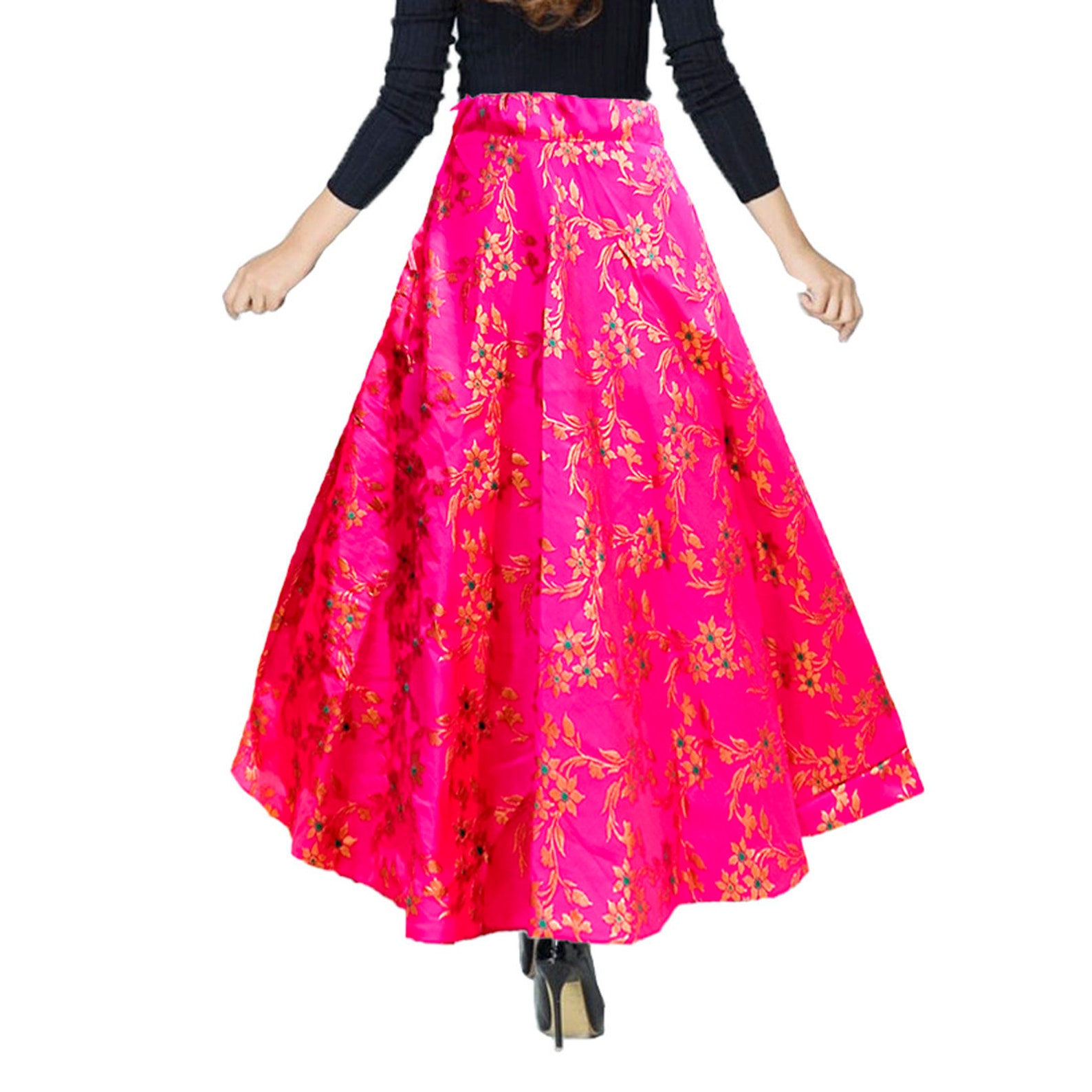 Women's Umbrella Cut Traditional Lehenga/skirt for Etsy
