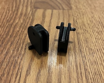 2 Metal Shed Replacement Door Slides Compatible with Yardmaster Outsunny