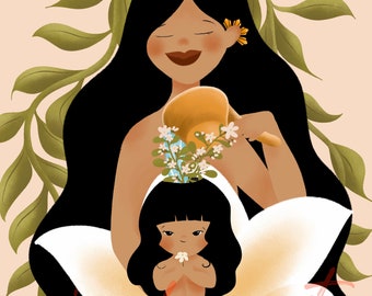 Ina (Female Offspring Version)- Filipino Artwork