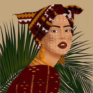 "Philippinen Kunstwerk - ""Yakan""-Stamm der Philippinen."