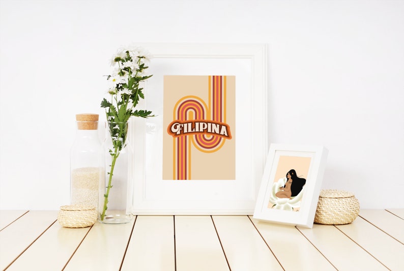 Filipina Graphics Retro Filipina Art Print - Etsy