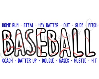 Free Free Baseball Word Art Svg 730 SVG PNG EPS DXF File