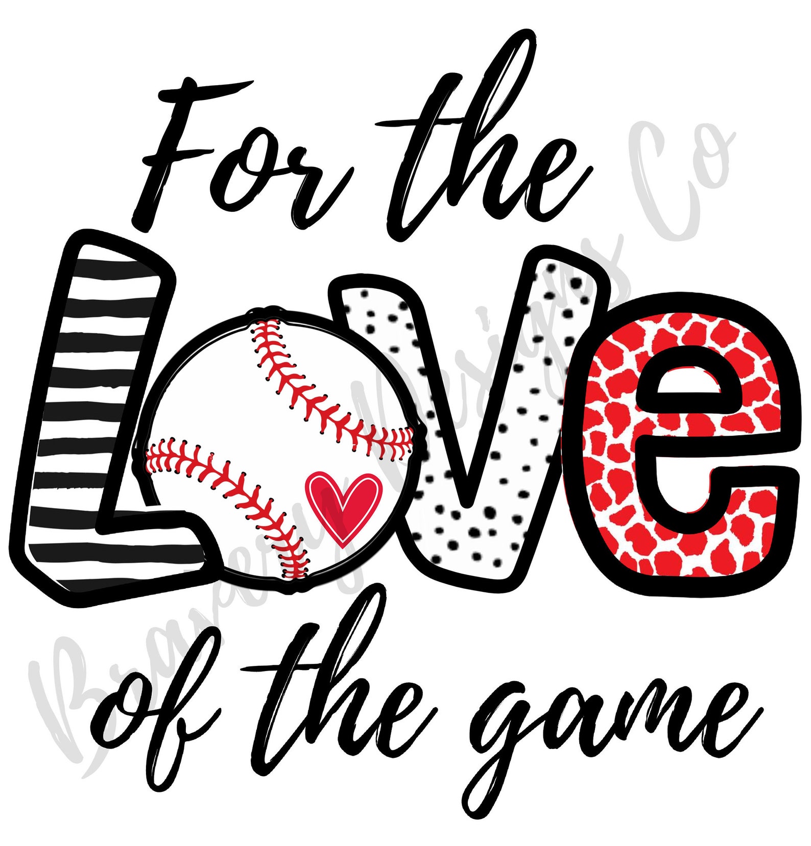 For the Love of the game SVG Instant Download Etsy